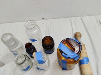 Old medicine bottles