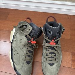 Travis Scott x Air Jordan 6 Olive