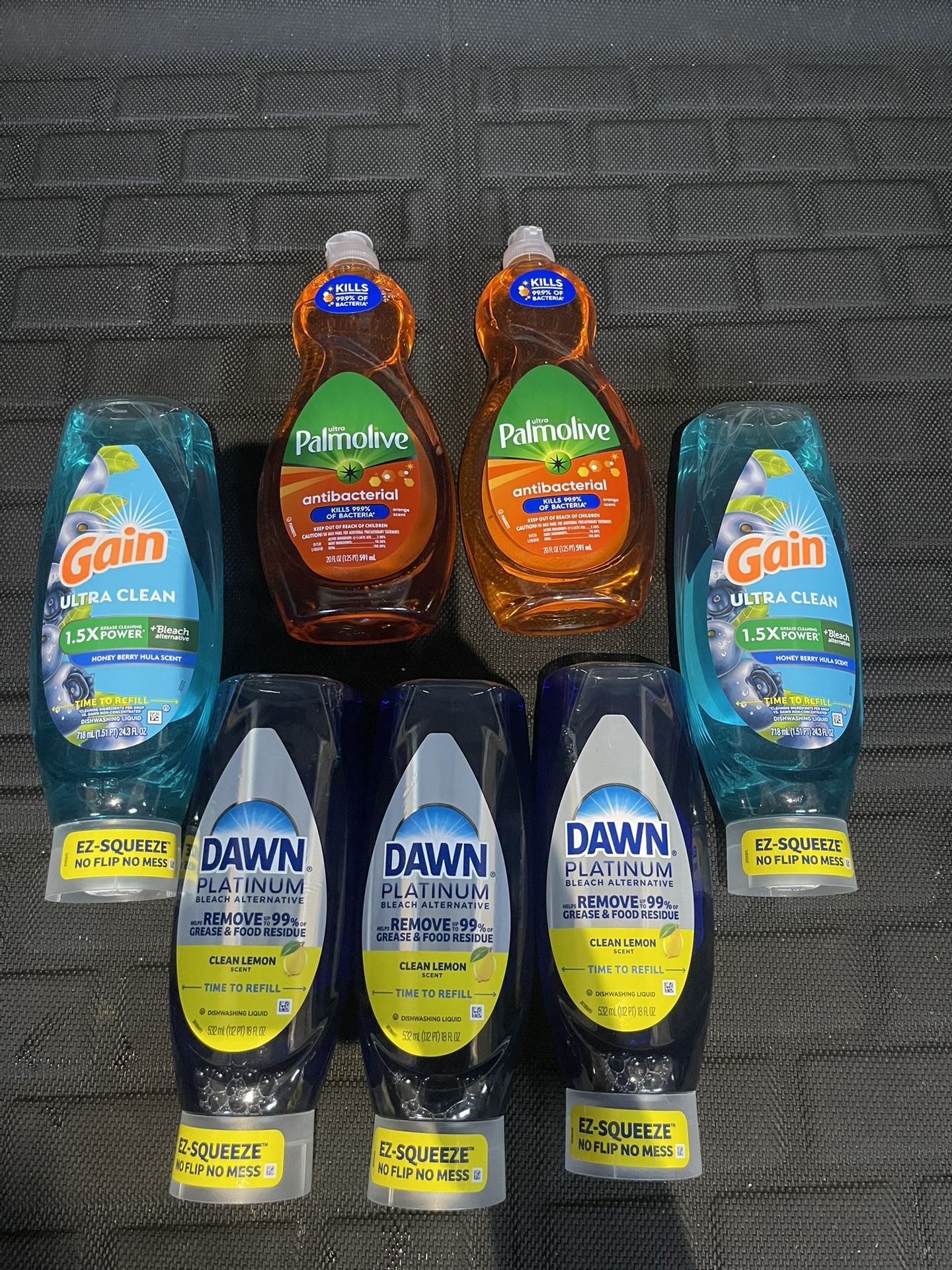 Dish Soap Bundle Dawn, Gain, Palmolive