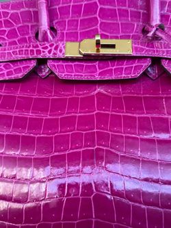 Hermès Birkin 35 Rose Sheherazade GHW