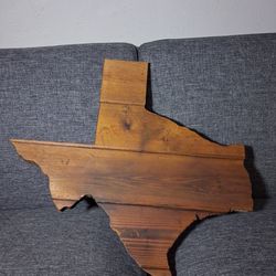 Handmade Wooden Texas Decor