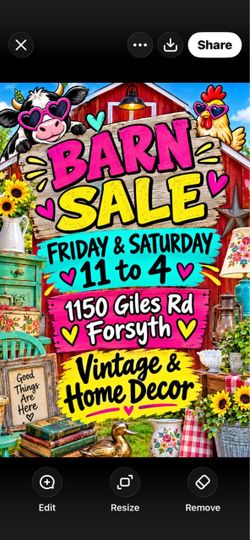 Barn sale