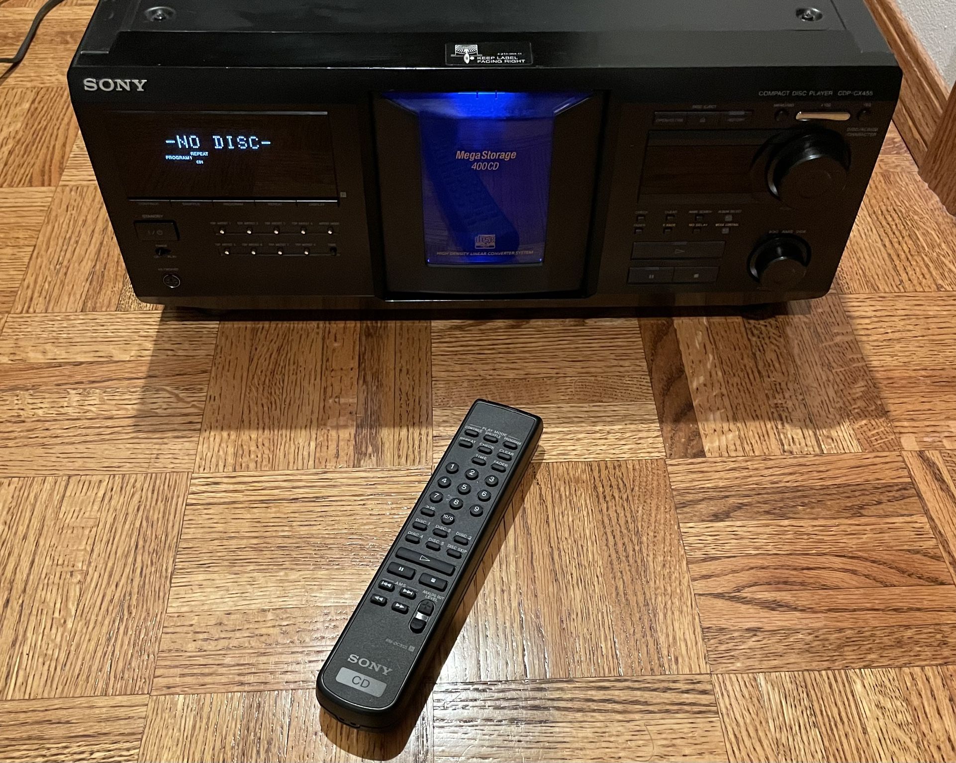 Sony CDP-CX455 400 Disc Changer