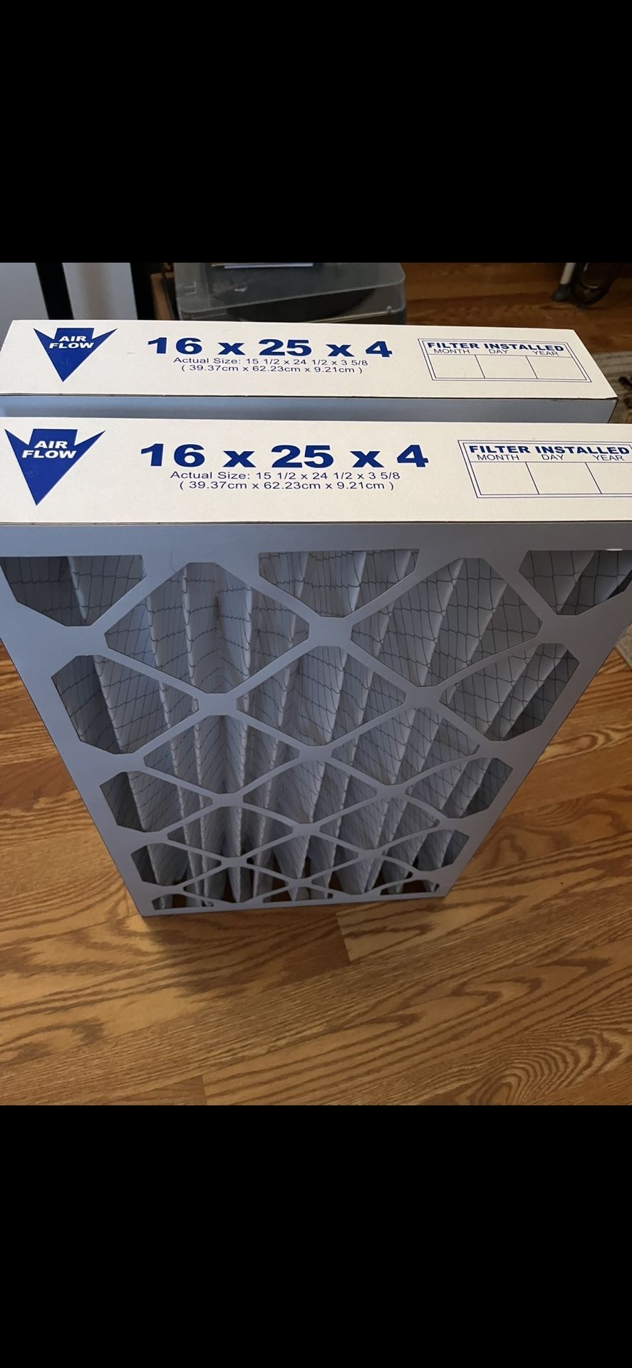 BestAir MERV 8 Pleated Air Filters 16 X 25 X4