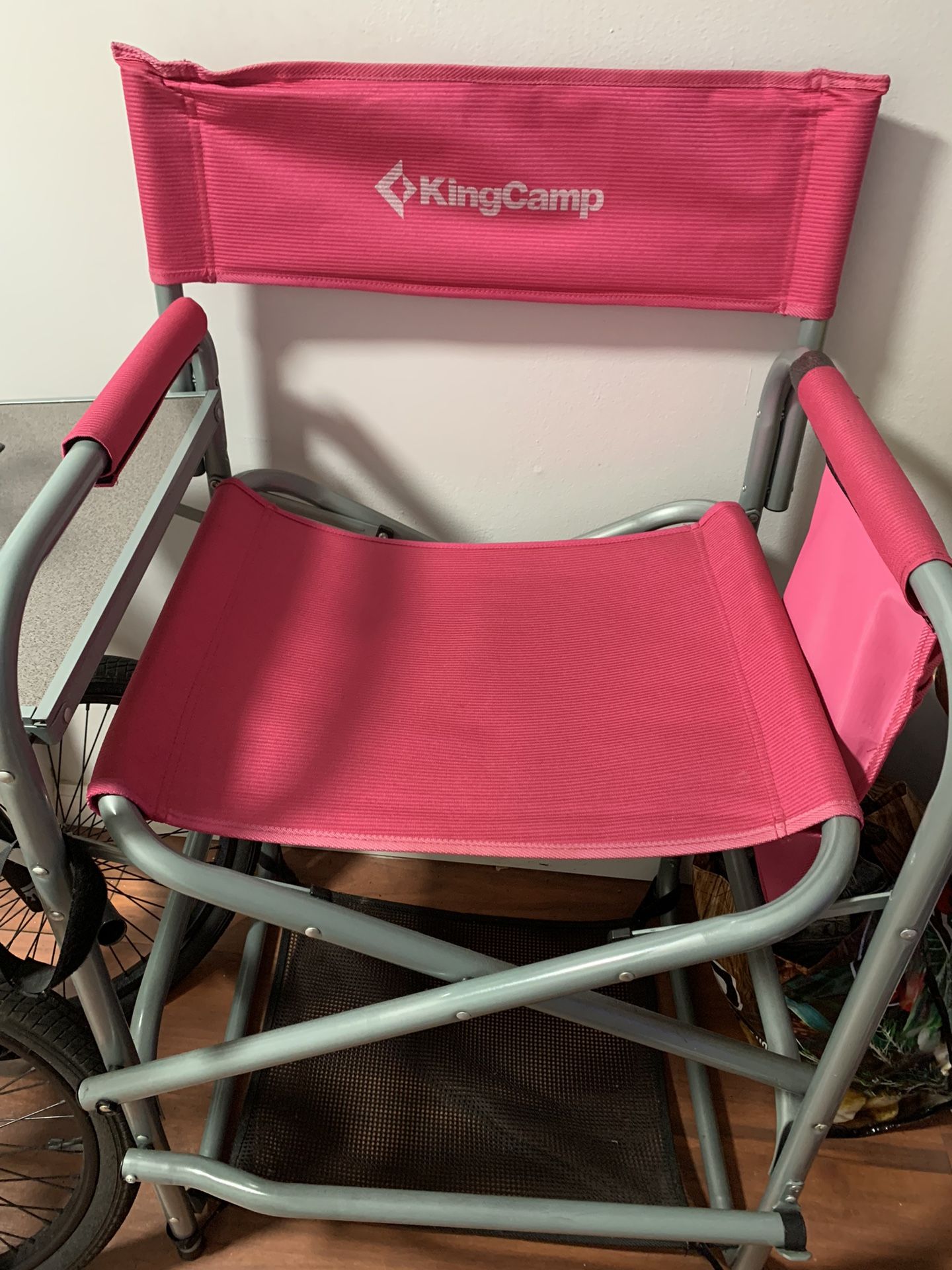 Pink Directors Chair 