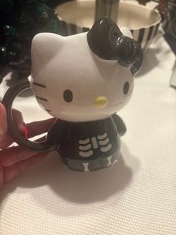 Hello Kitty Skeleton Ceramic Mug