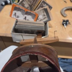 Antique Stereo Scope . Saturn Scope James M Davis 