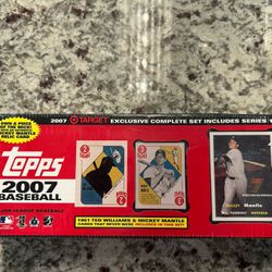 2007 Topps Baseball Complete Set Mantle 