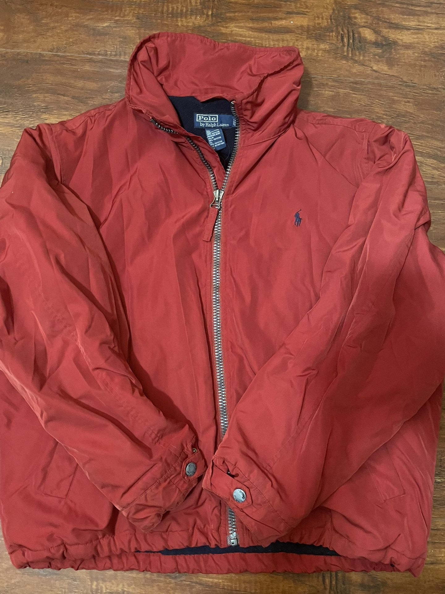 Polo Ralph Lauren Jacket With Hide Away Good