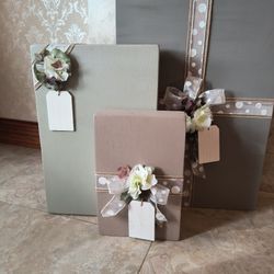 Wooden Gift Box Decor