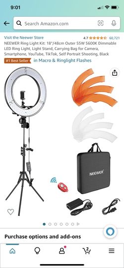 Brand New Ring Light Kit For Video Recording