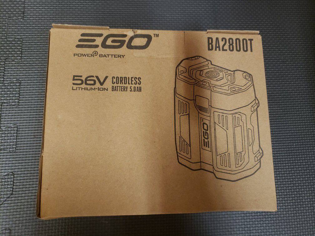 New EGO POWER+ 5.0BAMP HOUR BATTERY and STANDARD CHARGER