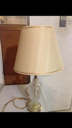 Glass table lamb