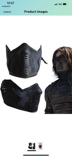 Winter Soldier (Bucky Barnes) Cosplay Latex Mask 