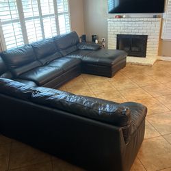 Black Sectional couch