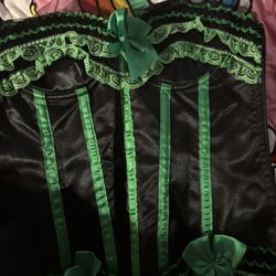 Black And Green Corset