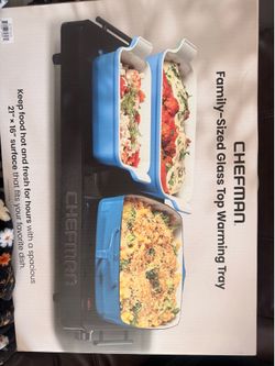 Chefman Glass Warming tray