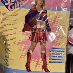 Womens  Super Girl Costume 