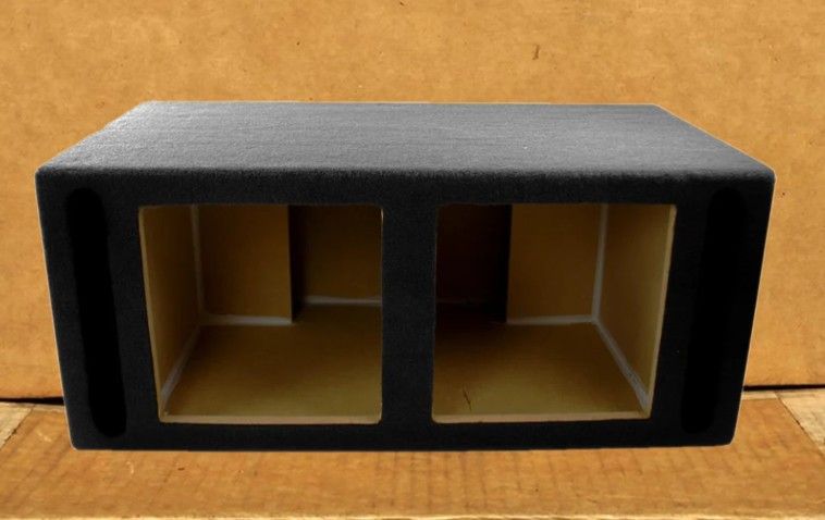 MDF Wood Ported Enclosure Dual 12