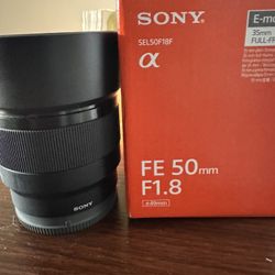 Sony 50mm 1.8