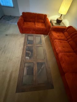 Vintage Coffee Table and End Tables