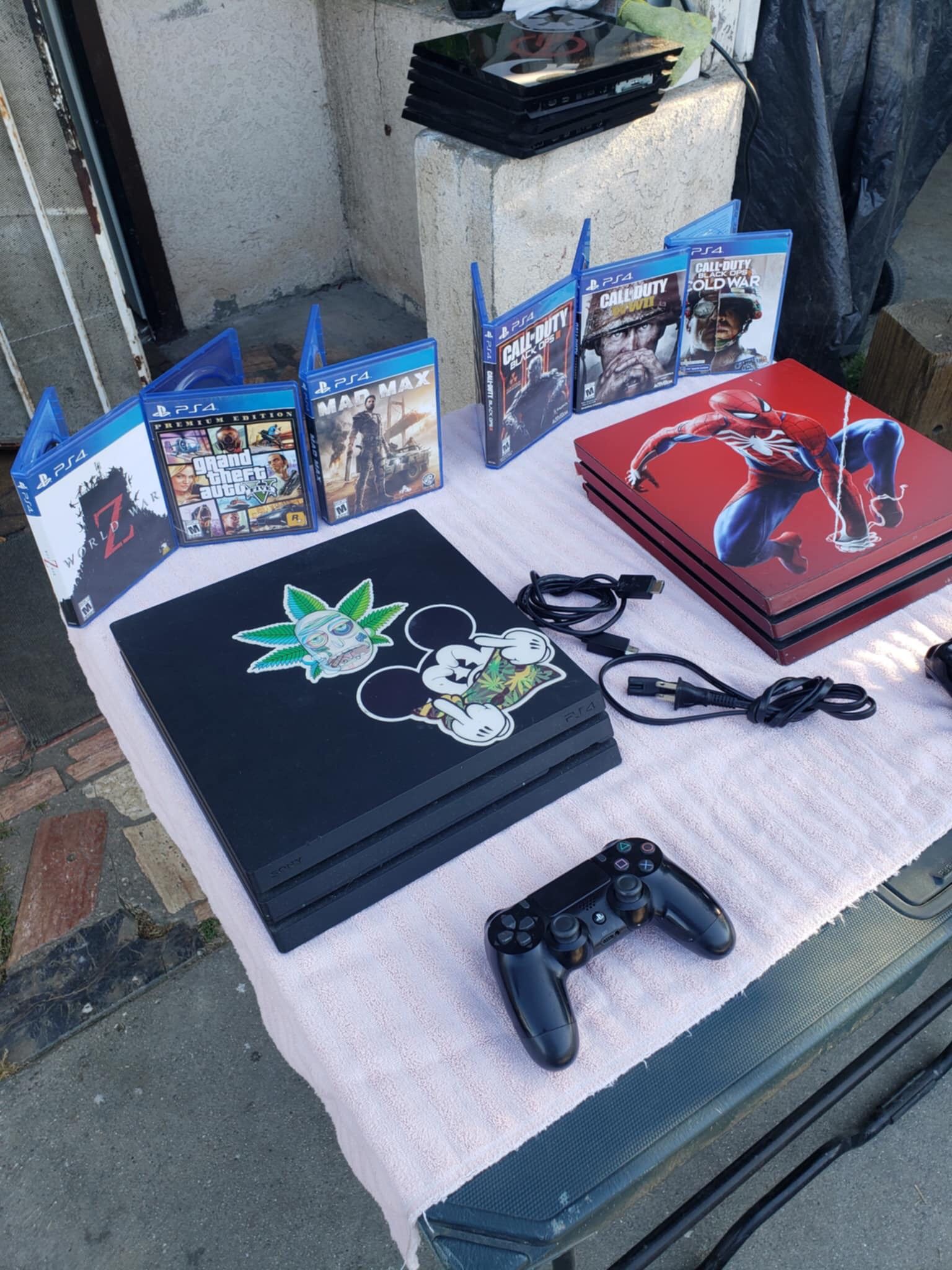 2020 3rd Generation Playstation 4 PS4 Pro 1,000GB, 1TB, yes 3 Games & 1 Controller $250! The lowest. Both Combo $500!. Nothing is free. Firm price