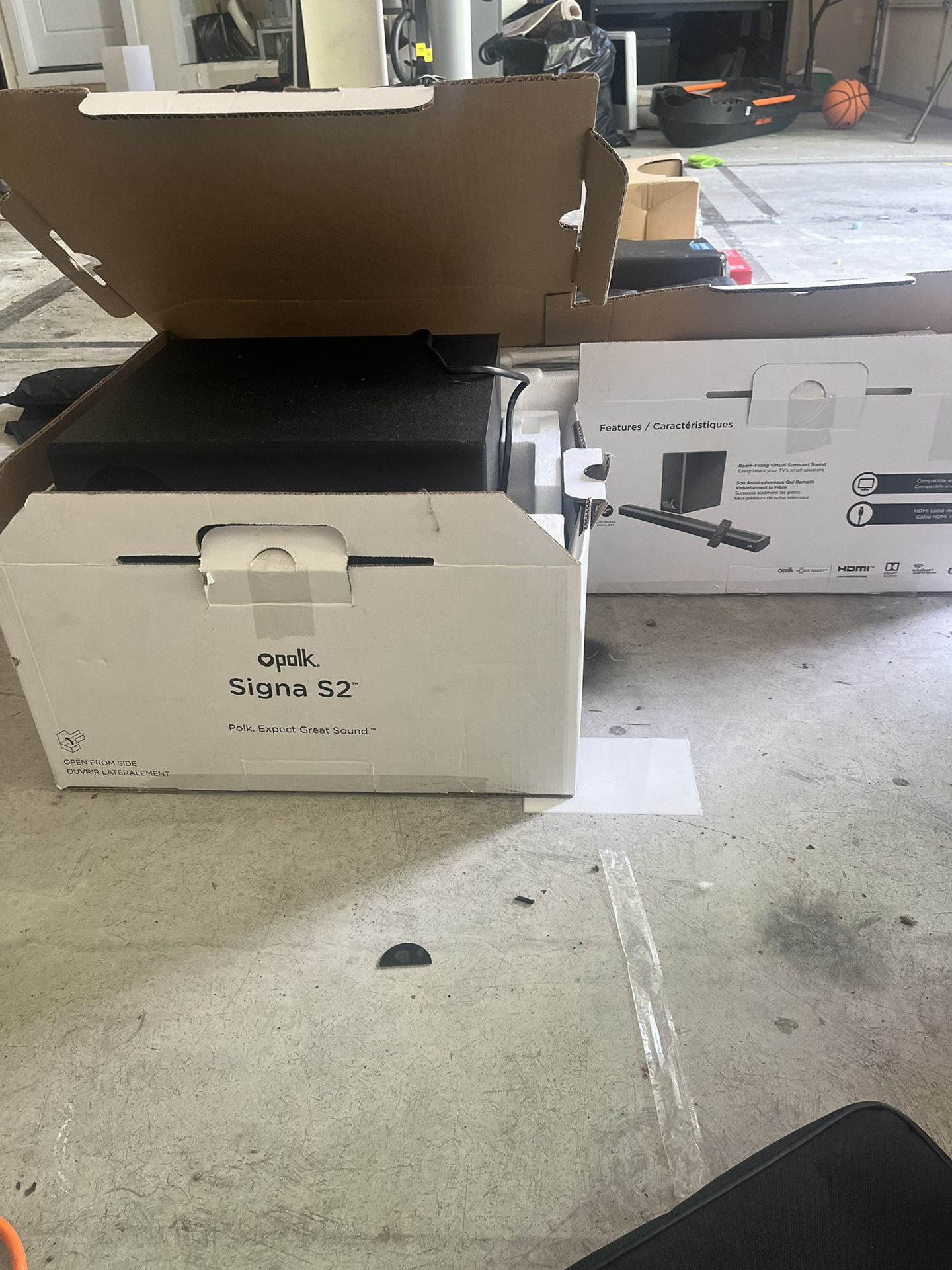 Polk signa 2 (sound bar / Sub Woofer