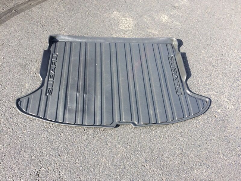 Subaru back hatch hatchback rubber mat I paid $150 !!!! Accepting offers over $50 !!!!