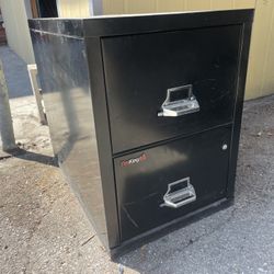 fire king two door file cabinet