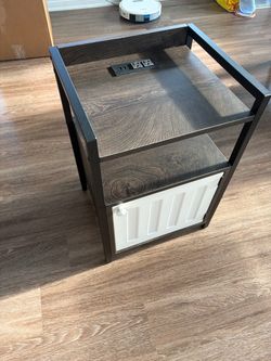 Nightstand with Charging Station