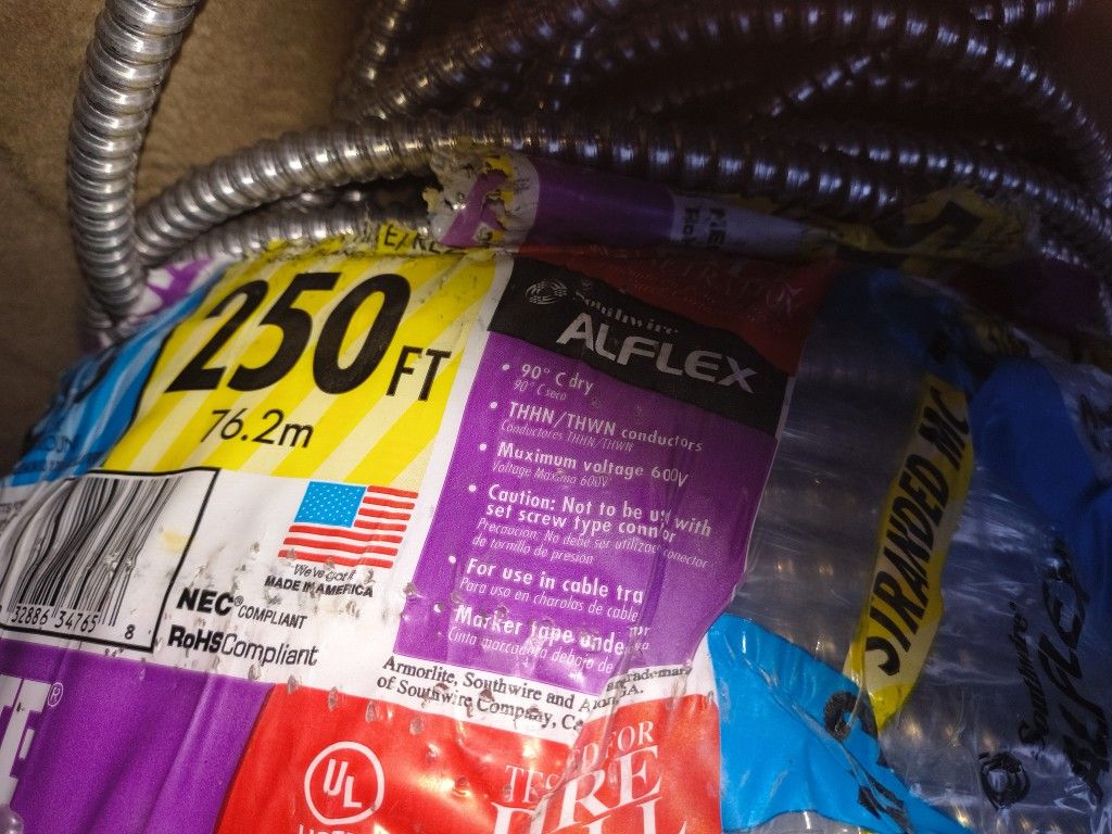 SOUTH WIRE ALFLEX MAX VOLTAGE 600V 250FT