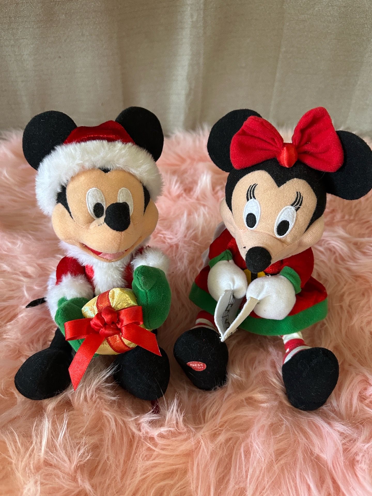 Musical Christmas Mickey & Minnie Ser