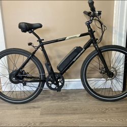 Great E-bike Rad Power Bikes Mission 1 Fast Black New Electric Bicycle style of a Macbook Pro or iPad pro