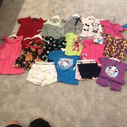 2T Girls Spring Summer Dresses Shirts Shorts Pj