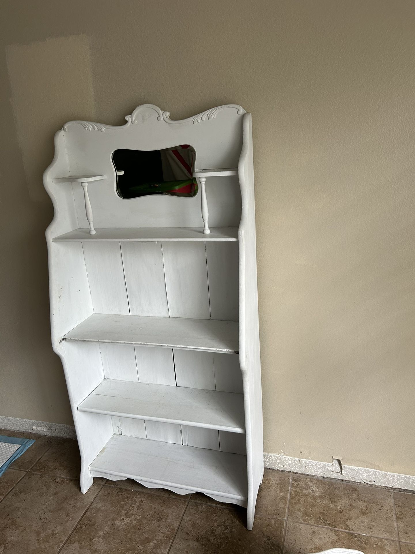 Shabby Chic Wood Bookcase