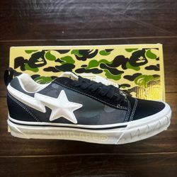 Bape Knu Skool Black Camo Size 10.5