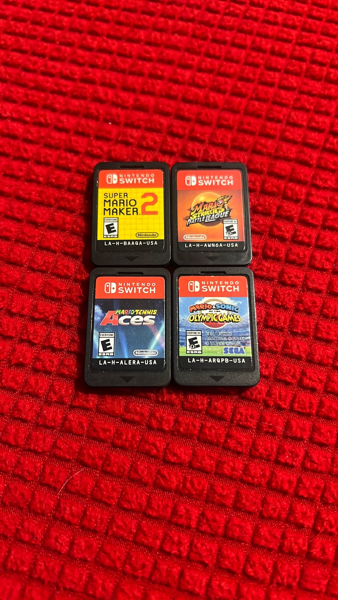 Nintendo Switch Games. Mario Sports Games And Super Mario Maker 2