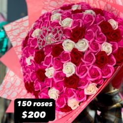 Roses Eternal Ramo Buchón Rosas Bouquet 