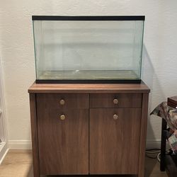 fish tank 30 gal w/ stand