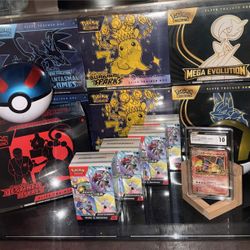 Sealed Pokemon TCG ETB & Booster Bundle Collection For Sale 