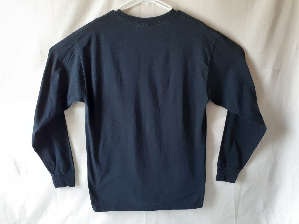 Fruit of the Loom US Marines men's black long sleeve t-shirt size L