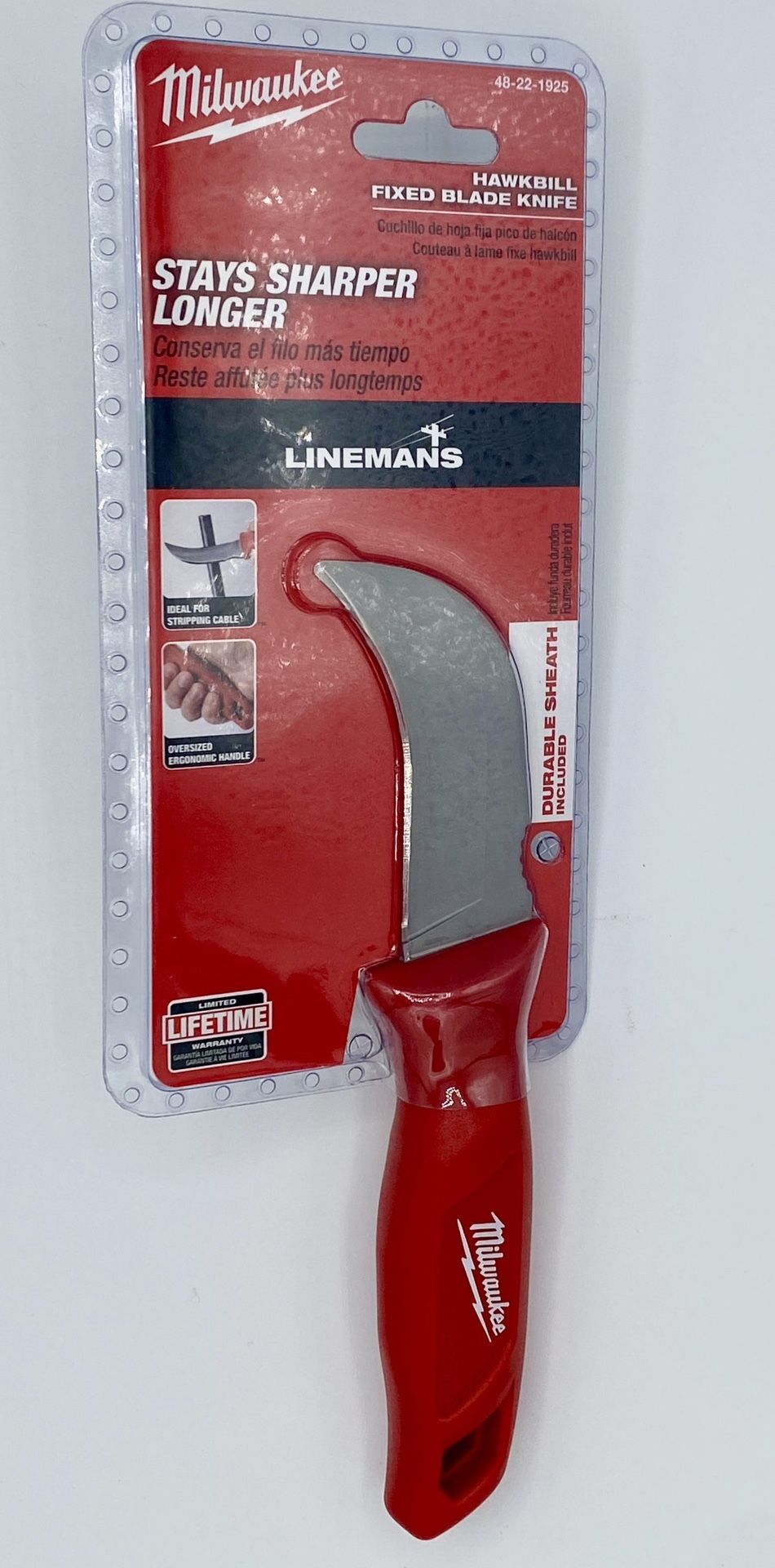Milwaukee Lineman’s Hawkbill Knife – 48-22-1925 – New in Package