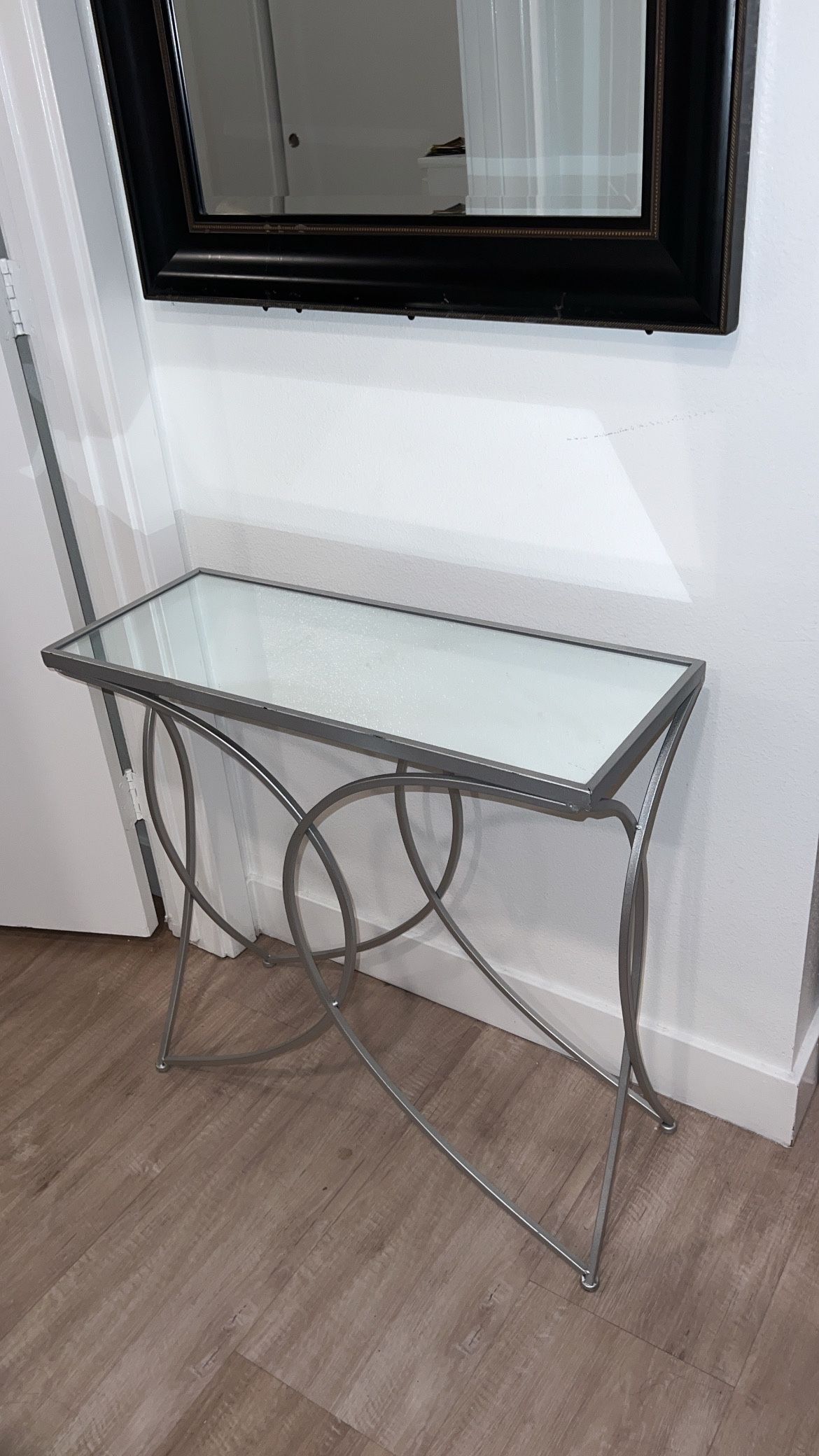 Mirrored Glass Table