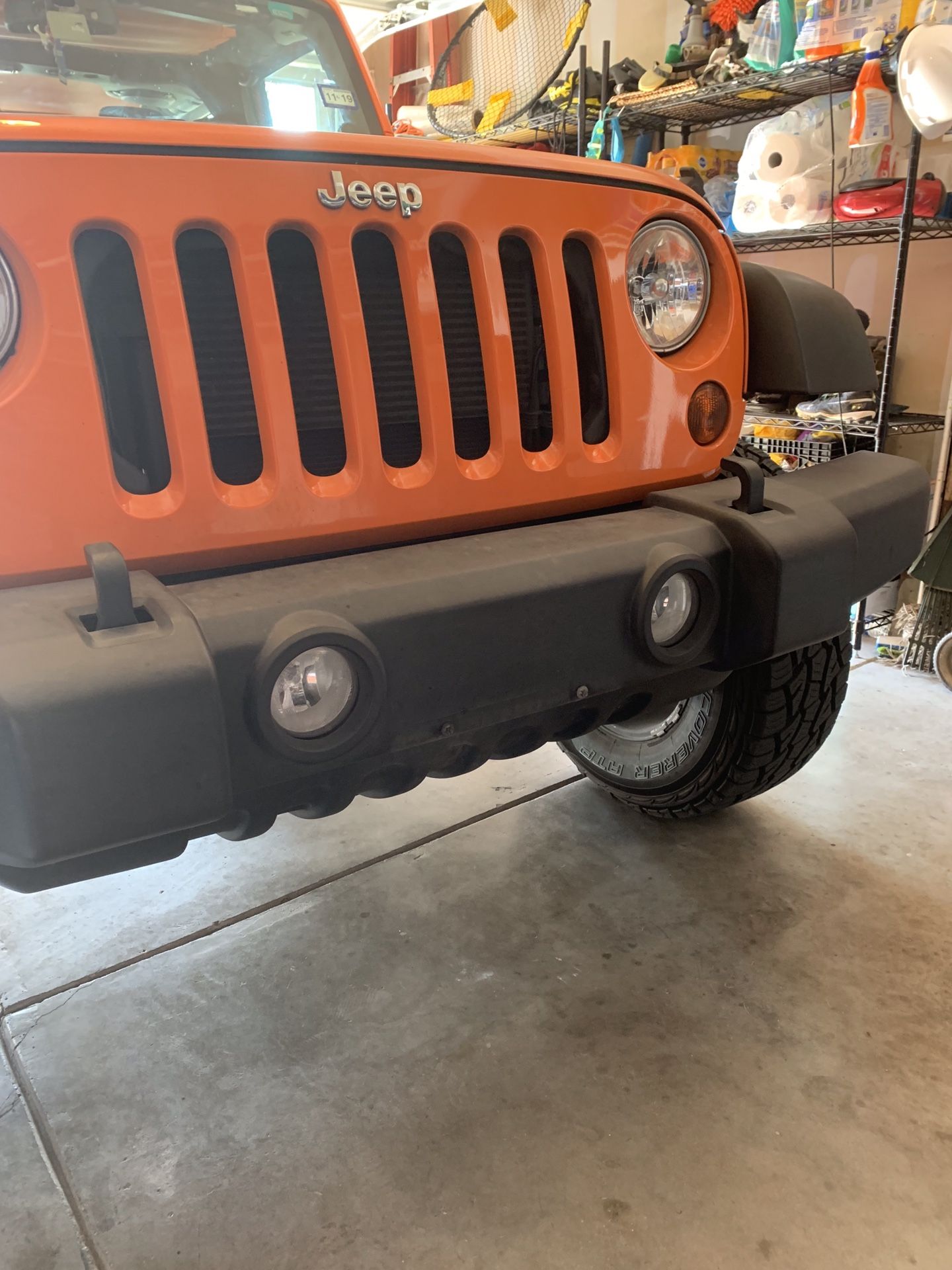 Jeep front bumper