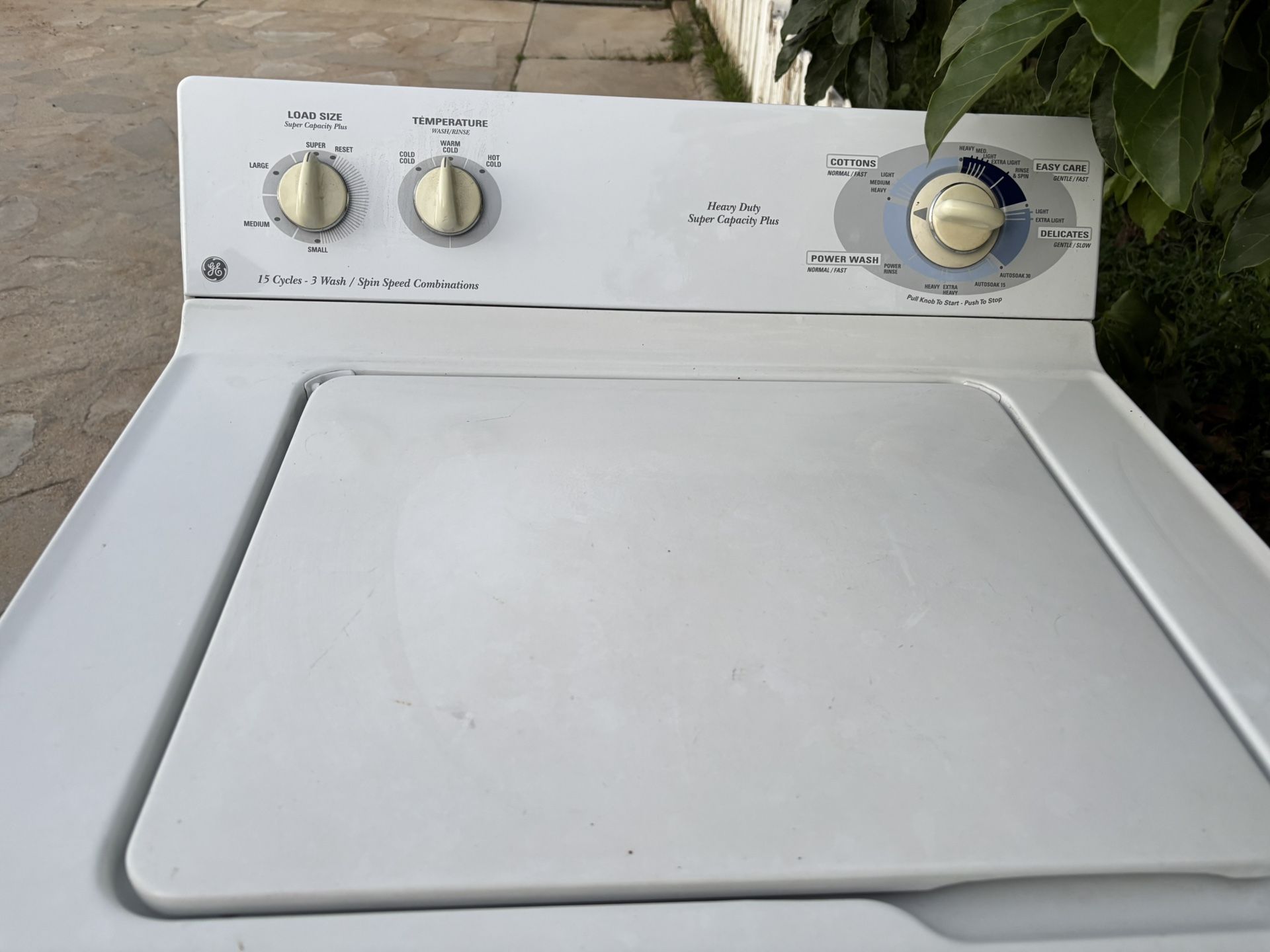 Ge Washer