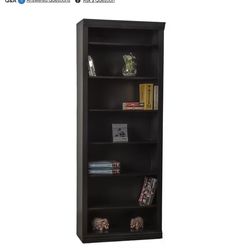 72" Bookcase in Black