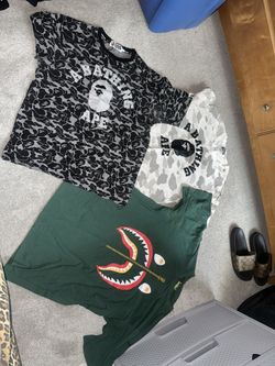 3 Bape Shirts 