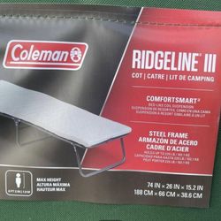 Coleman Ridge line III Cot