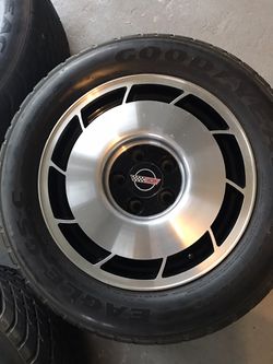 C4 Corvette Rims / Goodyear Tires LIKE NEW!