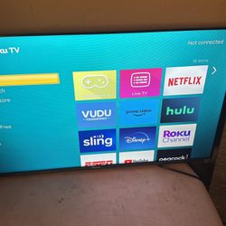 43” Hisense 4K Roku Smart TV